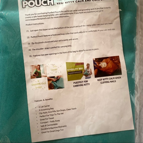 Purrfect Pouch 'Comfy Cat Carrier' - Picture 4 of 5